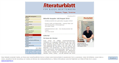 Desktop Screenshot of literaturblatt.de
