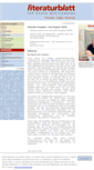 Mobile Screenshot of literaturblatt.de